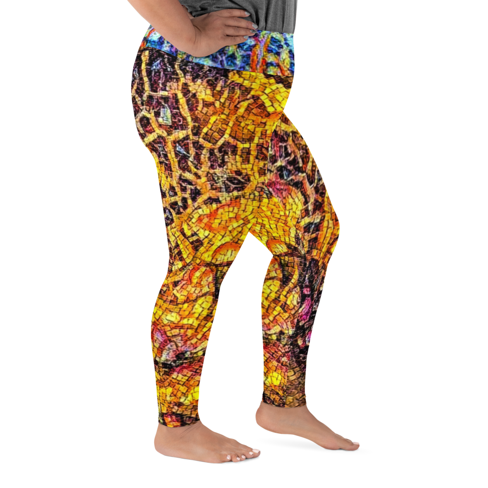 All-Over Print Plus Size Leggings