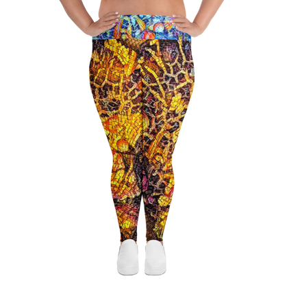 All-Over Print Plus Size Leggings