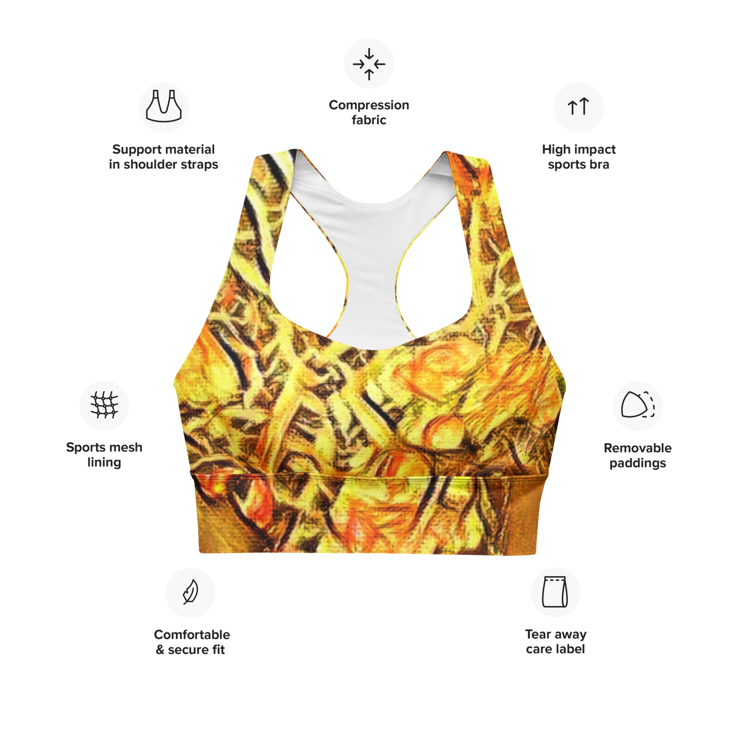 Longline Sports Bra (R)